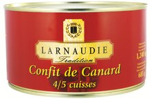 Plat Préparé - LARNAUDIE dans le catalogue Carrefour Market CONFIT OU MANCHONS DE CANARD - LARNAUDIE à 7,88 € en promo chez Carrefour Market