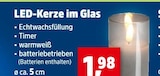Aktuelle Kerzen Angebote bei Thomas Philipps in Lübeck Aktuelles LED-Kerze im Glas Angebot bei Thomas Philipps in Lübeck ab 1,98 €