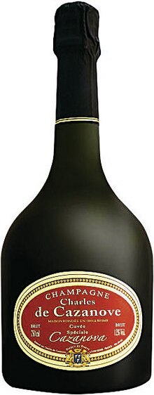 Champagne Cuvée spéciale Cazanova brut - Casino Supermarchés à Mauguio Champagne Cuvée spéciale Cazanova brut en promo chez Casino Supermarchés Mauguio à 17,89 €