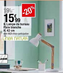 But Denguin - LAMPE DE BUREAU PIXIE BLANCHE H. 42 CM. Promo LAMPE DE BUREAU PIXIE BLANCHE H. 42 CM. dans le catalogue But "Heureux de vous revoir !" à Denguin