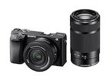 Alpha 6400 Kit, SEL-P16502 & SEL-55210 Systemkamera mit Objektiv 16-50 mm 55-210 mm, 7,6 cm Display Touchscreen, WLAN von SONY für 999,00 € bei MediaMarkt Saturn im Angebot Alpha 6400 Kit, SEL-P16502 & SEL-55210 Systemkamera mit Objektiv 16-50 mm 55-210 mm, 7,6 cm Display Touchscreen, WLAN von SONY im aktuellen MediaMarkt Saturn Prospekt