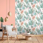 Papier peint intissé feuillage Wonderland vert L.1005 x l.53 cm - Ugepa en promo chez Castorama Échirolles à 12,90 €