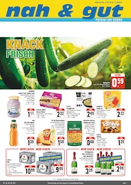 Supermarkt Prospekt von nah und gut in Frankenberg Aktueller nah und gut Supermärkte Prospekt für Frankenberg: Wir lieben Lebensmittel! mit 4} Seiten, 16.06.2025 - 21.06.2025