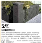 Gartenmauer im aktuellen OBI Prospekt