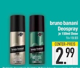 Deospray im Angebot bei EDEKA in Augsburg Deospray Angebote von bruno banani bei EDEKA Augsburg für 2,99 €