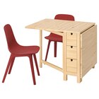 Tisch und 2 Stühle Birke/rot Angebote von NORDEN / ODGER bei IKEA Völklingen für 418,98 €