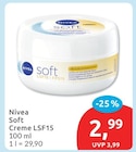 Soft Creme LSF15 von Nivea im aktuellen budni Prospekt