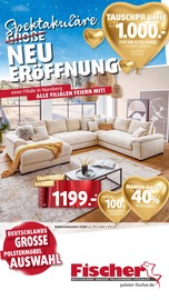Aktueller Polstermöbel Fischer Prospekt mit Wohnlandschaft, "Spektakuläre Neueröffnung", Seite 1