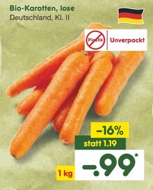 Bio-Karotten bei Netto Marken-Discount in Baden-Baden Bio-Karotten im Angebot bei Netto Marken-Discount Baden-Baden für 0,99 €