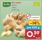Bio Ingwer im Angebot bei Netto Marken-Discount in Erfurt Bio Ingwer Angebote von BioBio bei Netto Marken-Discount Erfurt für 0,59 €