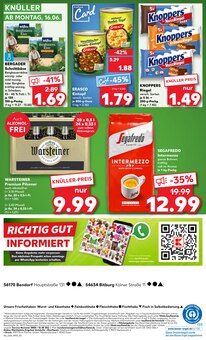 Warsteiner im aktuellen Kaufland Prospekt (Koblenz) Warsteiner im Kaufland Prospekt "Aktuelle Angebote" mit 54 Seiten (Koblenz)
