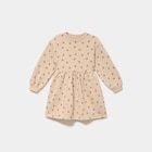 Robe sweat molletonnée ample courte ficelle fille dans le catalogue La Halle