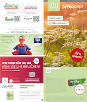 Aktueller LINDA Premiumapotheke Apotheken Prospekt in Drolshagen und Umgebung, "Aktuelle Angebote" mit 3 Seiten, 01.09.2025 - 30.09.2025