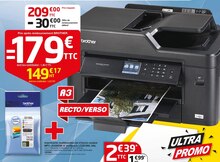 Imprimante multifonction jet d’encre couleur mfc-j5335dw + multipack lc3219xl val - Plein Ciel à Cannes Imprimante multifonction jet d’encre couleur mfc-j5335dw + multipack lc3219xl val en promo chez Plein Ciel Cannes à 179,00 €