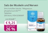 Schüßler-Salz Nr. 7 Magnesium phosphoricum D6 bei mea - meine apotheke im Prospekt "" für 9,25 €