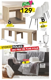 Chaise Angebote im Prospekt "STOKO' FOLIES ! DES PRIX DE PURE FOLIE" von Stokomani auf Seite 10