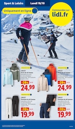 Prix et réduction Pantalon de sport femme dans le prospectus Lidl en cours Offre Pantalon de sport femme dans le catalogue Lidl du moment à la page 9