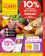 Aktueller Netto Marken-Discount Prospekt mit Gemüse, "10% auf Obst & Gemüse", Seite 1