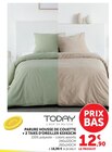 Parure housse de couette + 2 taies d'oreiller 63x63 cm - TODAY - Hyper U à Villiers-le-Bel Parure housse de couette + 2 taies d'oreiller 63x63 cm - TODAY en promo chez Hyper U Villiers-le-Bel à 12,90 €
