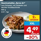 Geschnetzeltes „Gyros Art“ im Angebot bei Netto Marken-Discount in Herne Geschnetzeltes „Gyros Art“ Angebote bei Netto Marken-Discount Herne für 4,49 €
