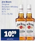 Original Bourbon Whiskey Angebote von Jim Beam bei Getränkewelt Mülheim für 10,99 €