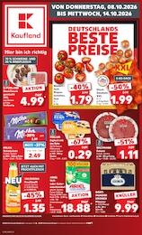 Kaufland Prospekt für Dortmund mit 70 Seiten Kaufland Prospekt für Dortmund: "Hier bin ich richtig", 70 Seiten, 08.10.2026 - 14.10.2026