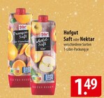 Hofgut Saft oder Nektar Angebote bei famila Nordost Lüneburg für 1,49 €