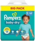 Baby Junior Pants Big Pack oder Windeln Big Pack von Pampers für 17,99 € bei REWE im Angebot Baby Junior Pants Big Pack oder Windeln Big Pack von Pampers im aktuellen REWE Prospekt