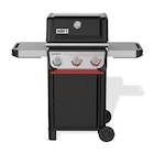 Barbecue gaz Spirit E-325 coloris noir en acier émaillé Weber - 118 x 68 x 12 cm - WEBER en promo chez Botanic Hennebont à 499,00 €