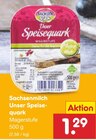 Unser Speisequark von Sachsenmilch für 1,29 € bei Netto Marken-Discount im Angebot Unser Speisequark von Sachsenmilch im aktuellen Netto Marken-Discount Prospekt