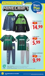 Prix et réduction Vêtements Garçon dans le prospectus Lidl en cours Offre Vêtements Garçon dans le catalogue Lidl du moment à la page 80