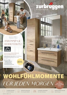 Bad-Spiegelschrank im aktuellen ZurbrĂĽggen Prospekt (Bielefeld) Bad-Spiegelschrank im ZurbrĂĽggen Prospekt "WOHLFĂśHLMOMENTE FĂśR JEDEN MORGEN" mit 12 Seiten (Bielefeld)