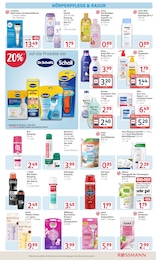 Rossmann Rasierer im Prospekt Rossmann Rasierer im Prospekt