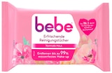 Erfrischende Reinigungstücher im Rossmann Prospekt Erfrischende Reinigungstücher von bebe im aktuellen Rossmann Prospekt für 1,99 €