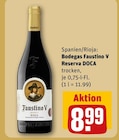 Aktuelles Bodegas Faustino V Reserva DOCA Angebot bei REWE in Stuttgart ab 8,99 €