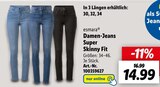 Damen-Jeans Super Skinny Fit von esmara für 14,99 € bei Lidl im Angebot Damen-Jeans Super Skinny Fit von esmara im aktuellen Lidl Prospekt