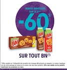 Promo -60% de remise immédiate sur le 2ème sur tout BN à  dans le catalogue Intermarché Contact à Tallende