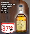 Highland Single Malt Scotch Whisky 15 Jahre Angebote von Dalwhinnie bei GLOBUS Oberhausen für 37,99 €