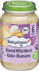 Bio Guten Abend Brei oder Frucht- und Joghurtgläschen von Babydream im aktuellen Rossmann Prospekt