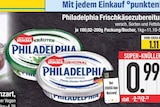 Frischkäsezubereitung Kräuter im EDEKA Prospekt Frischkäsezubereitung Kräuter von Philadelphia im aktuellen EDEKA Prospekt für 0,99 €