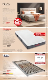Matratzen Concord Bett im Prospekt 