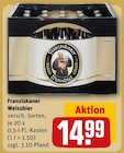 Aktuelles Weissbier Angebot bei REWE in Rostock ab 14,99 €