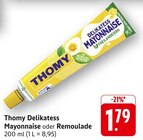 Delikatess Mayonnaise im Angebot bei E center in Offenburg Delikatess Mayonnaise Angebote von Thomy bei E center Offenburg für 1,79 €