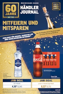 Coca Cola im Metro Prospekt "Händler Journal" mit 26 Seiten (Berlin)