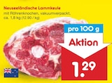Neuseeländische Lammkeule Angebote bei Netto Marken-Discount Leonberg für 1,29 €