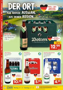 König Pilsener im Netto Marken-Discount Prospekt "DER ORT, AN DEM DU IMMER AUSGEZEICHNETE PREISE FINDEST." mit 6 Seiten (Mönchengladbach)