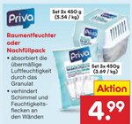 Raumentfeuchter oder Nachfüllpack Angebote von Priva bei Netto Marken-Discount Bad Kreuznach für 4,99 €