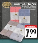 Geschirrtücher 4er Pack bei E center im Bad Münstereifel Prospekt für 7,99 €