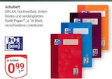 Aktuelles Schulheft Angebot bei GLOBUS in Mannheim ab 0,99 €