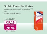 Schleimlösend bei Husten bei mea - meine apotheke im Prospekt "" für 9,19 €